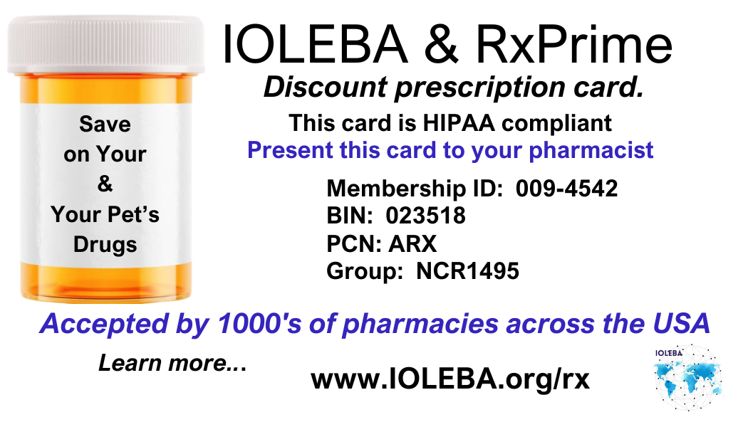 IOLEBA RxPrime prescription discount card